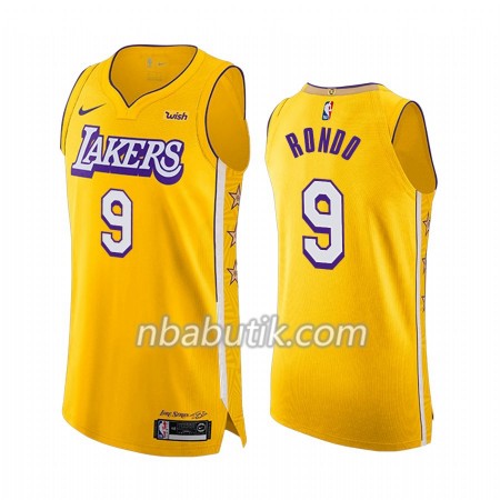 NBA Mænd Trøje Los Angeles Lakers Rajon Rondo 9 Nike 2019-20 City Edition Swingman NBA Mænd Trøje Los Angeles Lakers Rajon Rondo 9 Nike 2019-20 City Edition Swingman